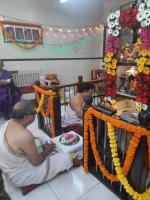 Paduka Pujana of H.H. Swami Parijnanashram III Paduka-s